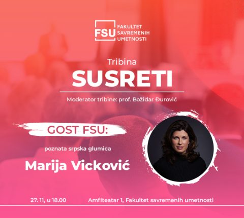 ČUVENA SRPSKA GLUMICA MARIJA VICKOVIĆ GOST FSU